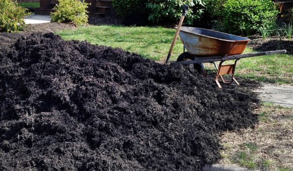 Black Mulch Delivery in Sioux Falls