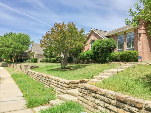 Sloped Yard Landscaping in Sioux Falls
