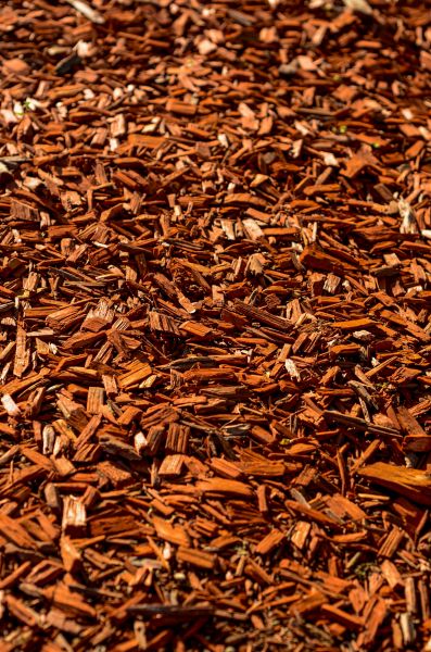 Cedar Mulch Spreading in Sioux Falls
